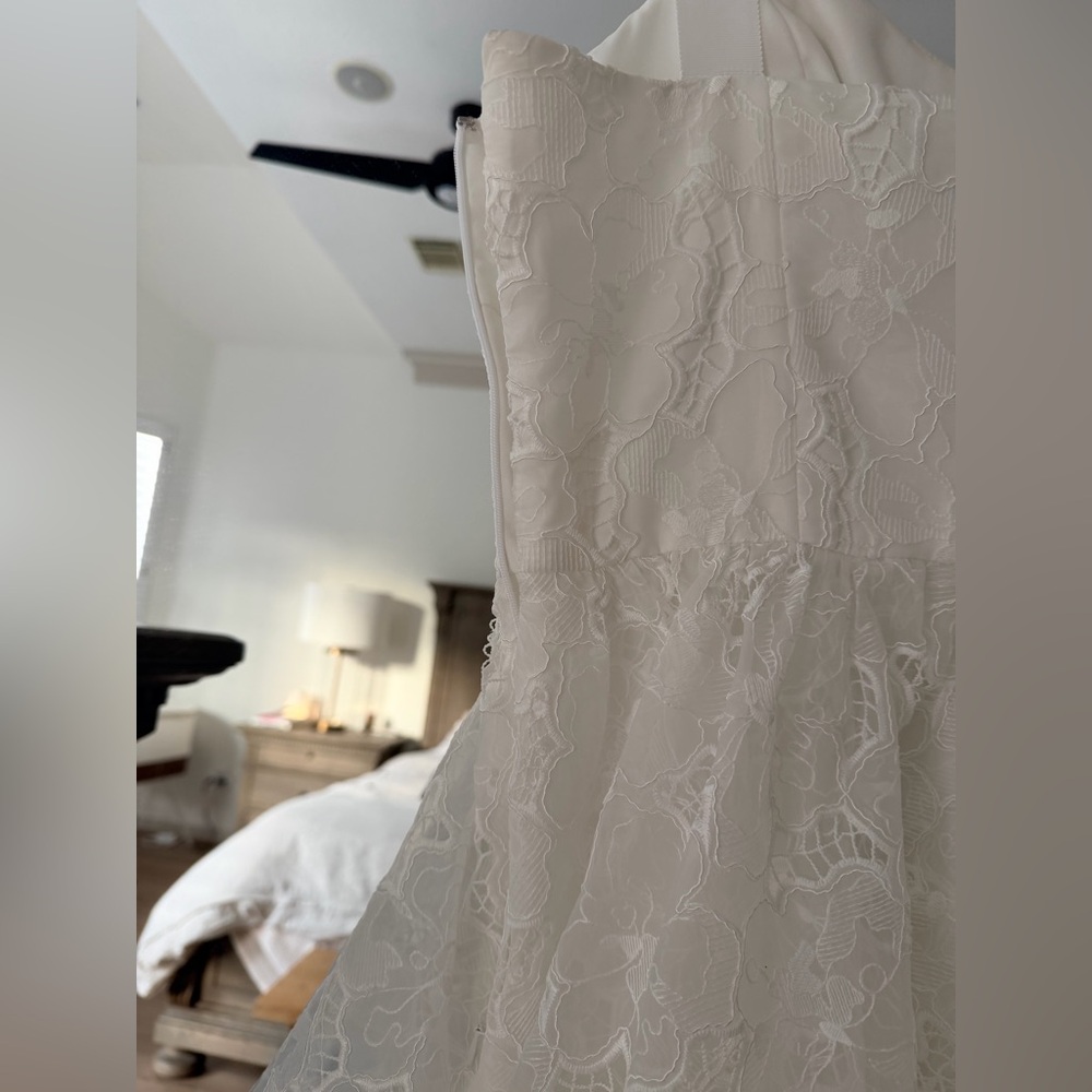 Hill House Home The Isabelle Dress - White Floral Organza size 8 - Picture 12 of 16